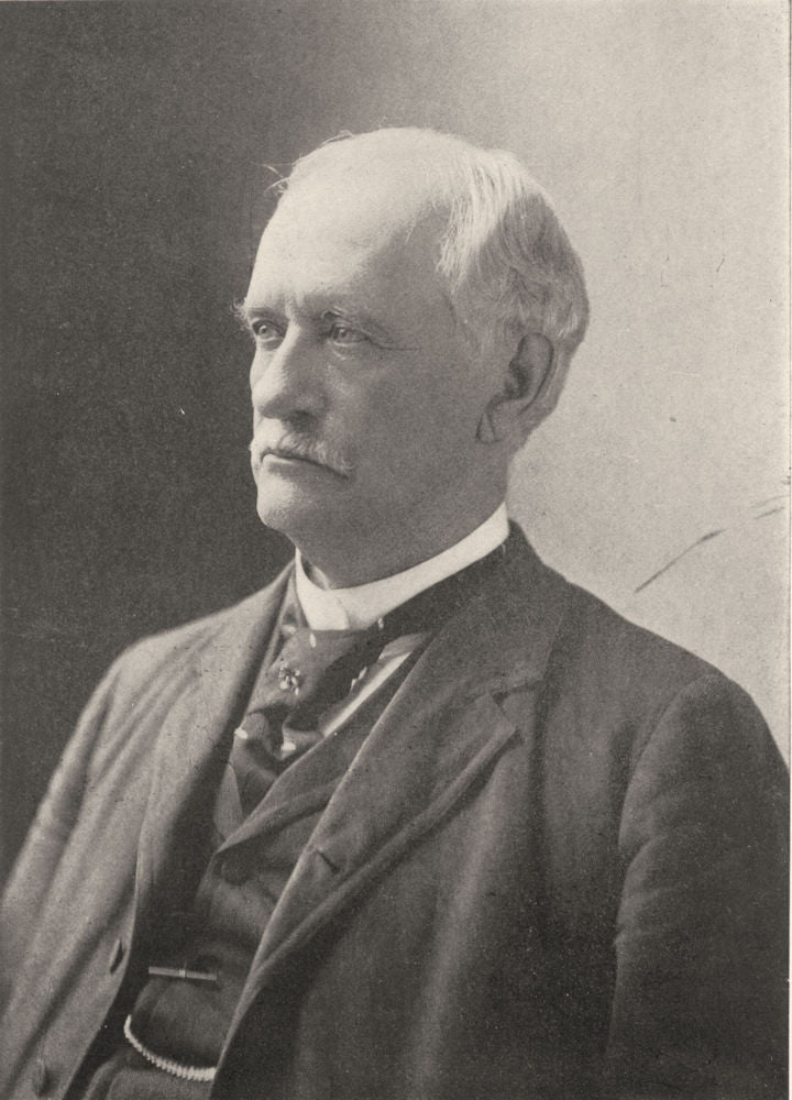 ALABAMA. John Tyler Morgan; Late U S Senator from Alabama 1907 old print
